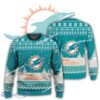 New Season Miami Dolphins Logo Knitwear Ugly Christmas 3D Sweater For Men Women