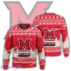 New Season Miami (OH) RedHawks Logo Avalanche Ugly Christmas Sweater AOP Gift For Adult