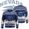 New Season Nevada Wolf Pack Logo Rejoice Ugly Christmas Sweater For Men Women