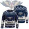New Season New Orleans Pelicans Logo Mittens Ugly Christmas Sweater AOP Gift Holidays