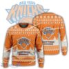 New Season New York Knicks Logo Winterize Ugly Christmas Sweater For Men Women