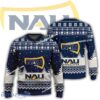 New Season Northern Arizona Lumberjacks Logo Gift Ugly Xmas Sweater For Men Women