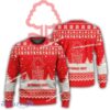 New Season Nottingham Forest Logo Textile Ugly Xmas Sweater For Men Women