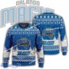 New Season Orlando Magic Logo Icicle Knitted Xmas 3D Sweater Gift Holidays