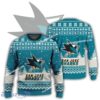 New Season San Jose Sharks Logo Yuletide Ugly Xmas 3D Sweater Gift For Adult
