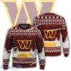 New Season Washington Commanders Logo Family Ugly Christmas 3D Sweater Gift Holidays