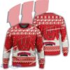 New Season Wisconsin Badgers Logo Winter Knitted Christmas Sweater For Men Women