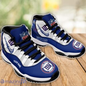 New York Giants Air Jordan 11 Sneakers Custom Name Sport Team Shoes For Men And Women Product Photo 3