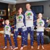 New York Giants Happy HalloThankmas Family Pajamas Set Gift Christmas