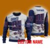 New York Giants NFL Custom Name Christmas Ugly Sweater 3D For Men Women