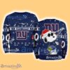 New York Giants NFL Snoopy and Woodstock Cute Personalized Number Christmas Ugly Sweater New Gift Limited Edition