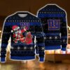 New York Giants Santa Claus Dabbing Funny Ugly Christmas Sweater For Men And Women