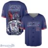 New York Giants Wave Player Sleeved Button Jersey Gift Fans