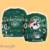 New York Jets NFL Snoopy and Woodstock Cute Personalized Number Christmas Ugly Sweater New Gift Limited Edition