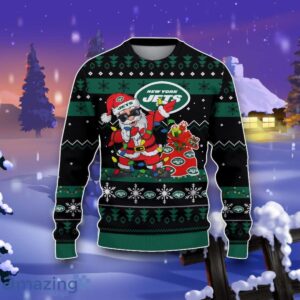 New York Jets Santa Claus Ugly Christmas 3D Sweater Impressive Gift Product Photo 2