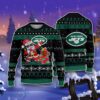 New York Jets Santa Claus Ugly Christmas 3D Sweater Impressive Gift