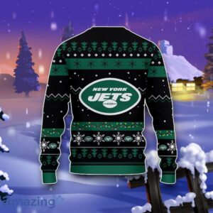 New York Jets Santa Claus Ugly Christmas 3D Sweater Impressive Gift Product Photo 3