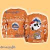 New York Mets MLB Snoopy and Woodstock Cute Personalized Number Christmas Ugly Sweater New Gift Limited Edition