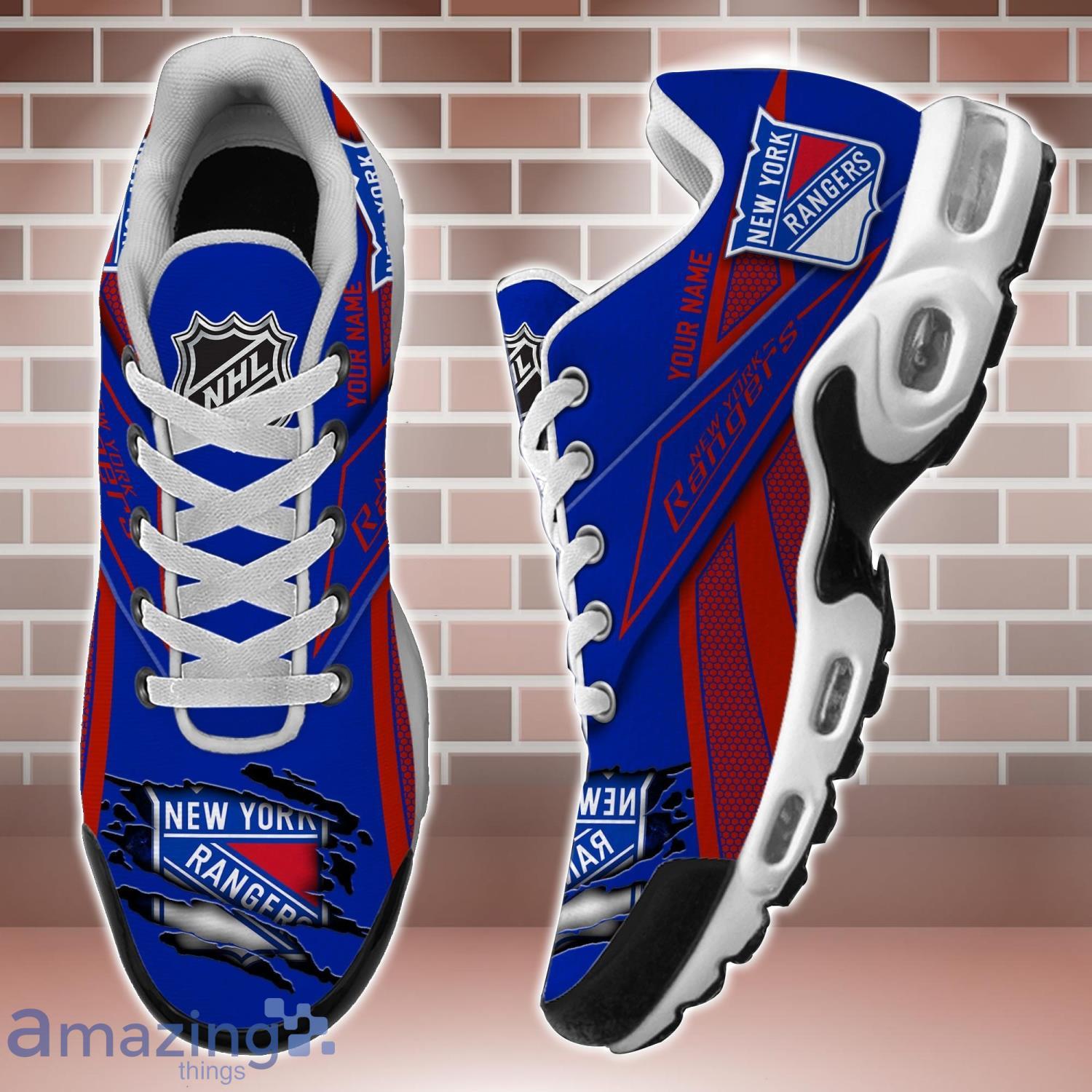 New York Rangers Air Cushion Sports Shoes Custom Name Gift TN Shoes Sneakers For Fans Men Women Shoes image New York Rangers Air Cushion Sports Shoes Custom Name Gift TN Shoes Sneakers For Fans Men Women Shoes Product Photo 2
