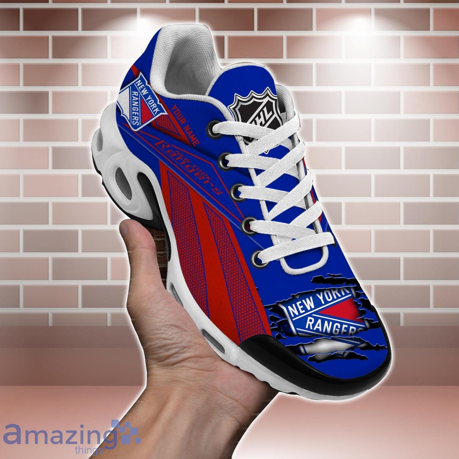 New York Rangers Air Cushion Sports Shoes Custom Name Gift TN Shoes Sneakers For Fans Men Women Shoes image New York Rangers Air Cushion Sports Shoes Custom Name Gift TN Shoes Sneakers For Fans Men Women Shoes Product Photo 1