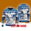 New York Rangers Snoopy Happy Christmas Ugly Sweater Best Gift Personalized