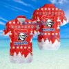 Newcastle Knights NRL  Snow Pine Christmas Tropical Hawaiian Shirt