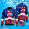 NFL Buffalo Bills Custom Name Text Santa Down The Chimney Christmas Impressive Gift