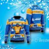NFL Los Angeles Chargers Custom Name And Number 3D Ugly Christmas Sweater Impressive Gift