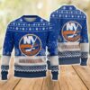 NHL New York Islanders Hockey Team Logo Ugly Christmas Sweater Sports Team Family Christmas Gift