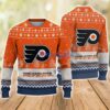 NHL Philadelphia Flyers Hockey Team Logo Ugly Christmas Sweater Sports Team Family Christmas Gift