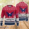 NHL Washington Capitals Hockey Team Logo Ugly Christmas Sweater Sports Team Family Christmas Gift