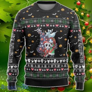 Nightmare Before Christmas Jack And Sally Custom Ugly Sweater Impressive Gift Product Photo 1