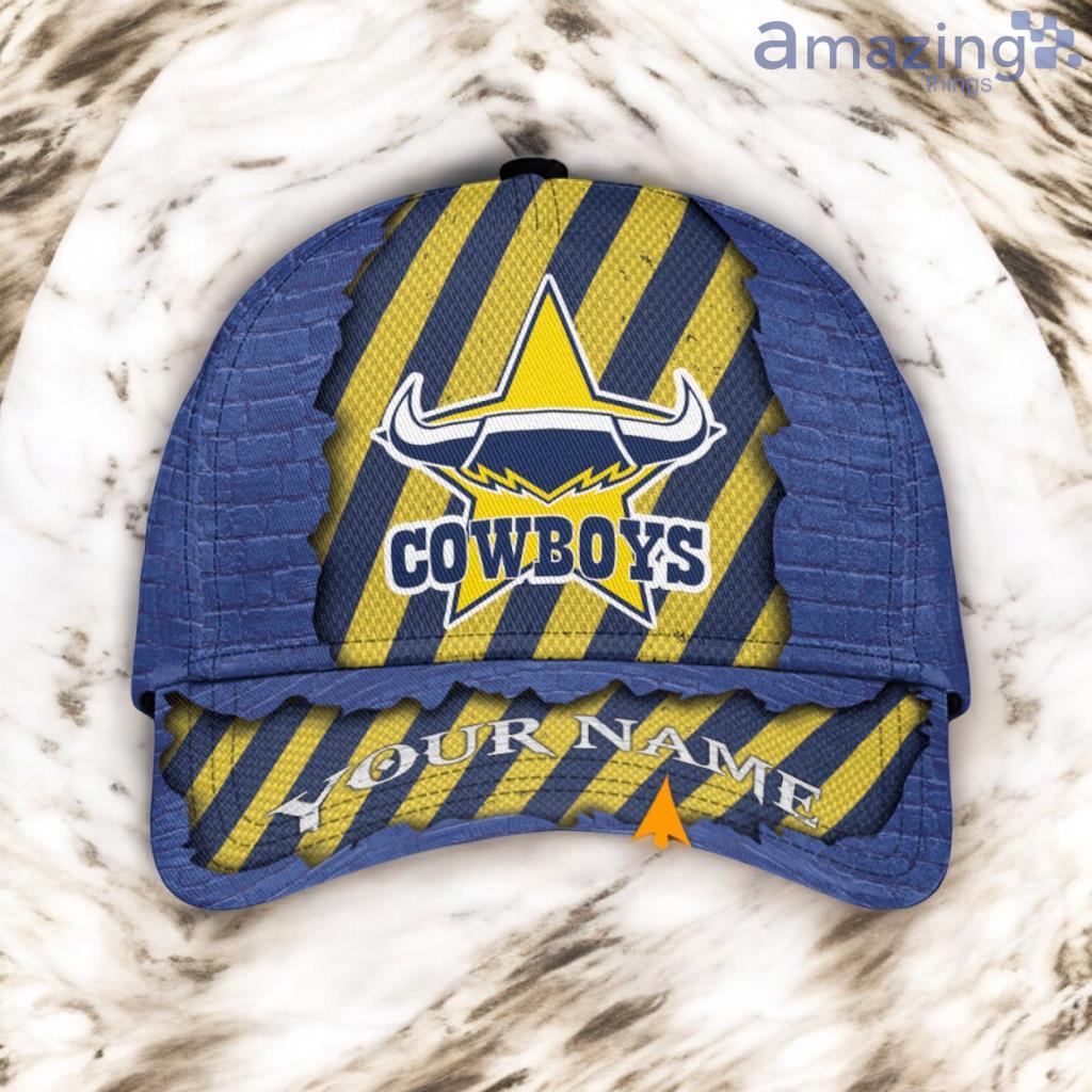 North Queensland Cowboys Personalized NRL Classic Classic Cap 3D For Fan image North Queensland Cowboys Personalized NRL Classic Classic Cap 3D For Fan Product Photo 1