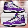 Northwestern Wildcats Air Jordan 11 Sneakers Custom Name Sport Team Shoes For Men And Women