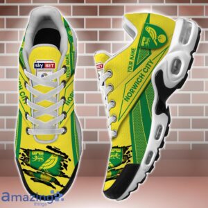 Norwich City Air Cushion Sports Shoes Custom Name Gift TN Shoes Sneakers For Fans Men Women Shoes Product Photo 2