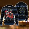 Notre Dame Fighting Irish Santa Claus Dabbing Funny Ugly Christmas Sweater For Men And Women
