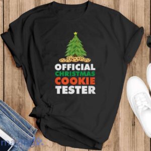 Official Christmas Cookie Tester Tshirt - Black T-Shirt