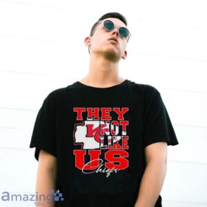 Official Kansas City Chiefs They Not Like US Graphic Shirt - G500 Gildan T-Shirt