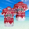 Ohio State NCAA  Logo Sport Christmas Pattern Hawaiian Shirt