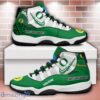 Oregon Ducks Air Jordan 11 Sneakers Custom Name Sport Team Shoes For Men And Women