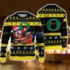 Oregon Ducks Santa Claus Dabbing Funny Ugly Christmas Sweater For Men And Women