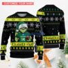 Oregon Ducks Team Logo Ugly Chrismas Ugly Sweater Custom Name And Number For Fans