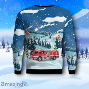 Oxnard, California, Oxnard Fire Department AOP Ugly Christmas Sweater Product Photo 3