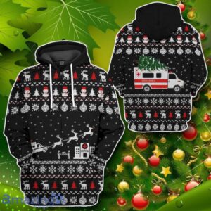 Paramedic Hospital Ambulance Ugly Christmas Sweater Custom Impressive Gift Product Photo 2