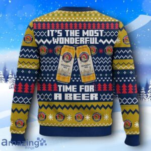 Paulaner It’s The Most Wonderful Time For A Beer Ugly Christmas Sweater New Design Product Photo 2