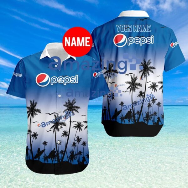 Pepsi Tropical Hawaiian Shirt Custom Name Trending Summer Limited Edition Product Photo 1