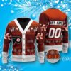 Personalized NHL Philadelphia Flyers Elk Pattern Ugly Christmas Sweater Impressive Gift