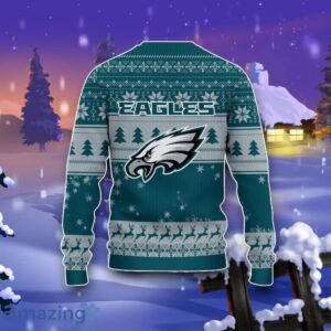 Philadelphia Eagles Grinch Ugly Christmas 3D Sweater Impressive Gift Product Photo 3