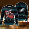 Philadelphia Eagles Santa Claus Dabbing Funny Ugly Christmas Sweater For Men And Women