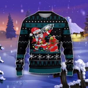 Philadelphia Eagles Santa Claus Ugly Christmas 3D Sweater Impressive Gift Product Photo 2